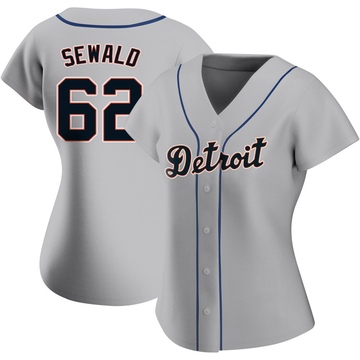 Replica Paul Sewald Women's Detroit Tigers Gray Road Jersey