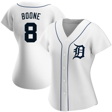 Replica Ray Boone Women's Detroit Tigers White Home Jersey