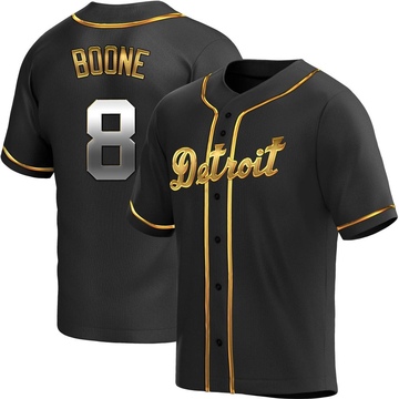 Replica Ray Boone Youth Detroit Tigers Black Golden Alternate Jersey