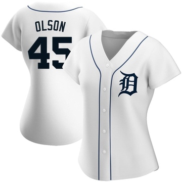 Replica Reese Olson Women's Detroit Tigers White Home Jersey