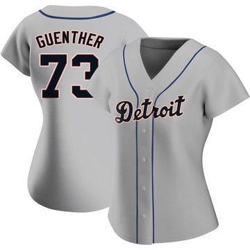 Replica Sean Guenther Women's Detroit Tigers Gray Road Jersey