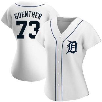 Replica Sean Guenther Women's Detroit Tigers White Home Jersey