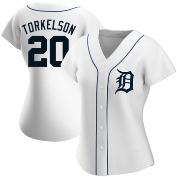 Replica Spencer Torkelson Women's Detroit Tigers White Home Jersey