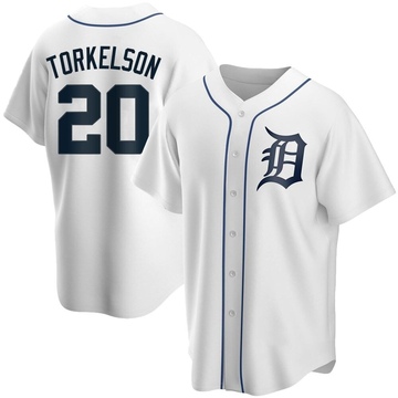Replica Spencer Torkelson Youth Detroit Tigers White Home Jersey