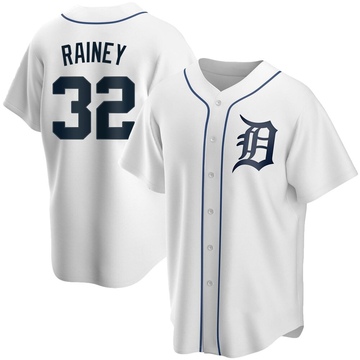 Replica Tanner Rainey Youth Detroit Tigers White Home Jersey