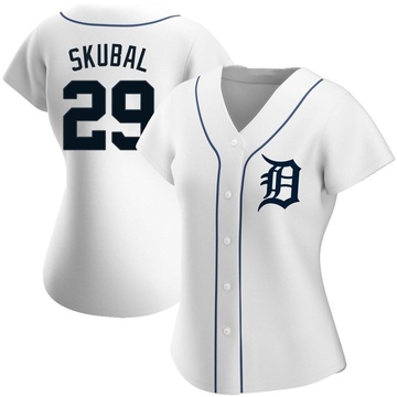 Replica Tarik Skubal Women's Detroit Tigers White Home Jersey