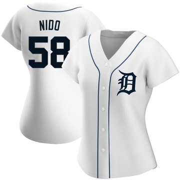 Replica Tomas Nido Women's Detroit Tigers White Home Jersey