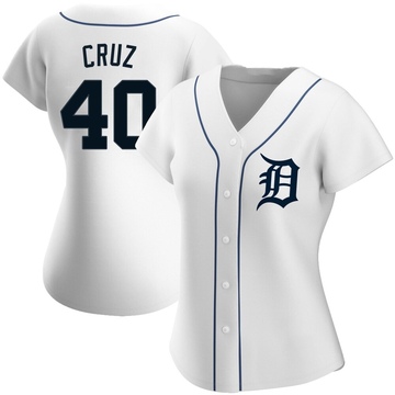 Replica Trei Cruz Women's Detroit Tigers White Home Jersey