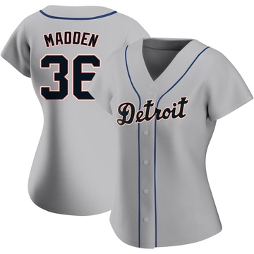 Replica Ty Madden Women's Detroit Tigers Gray Road Jersey