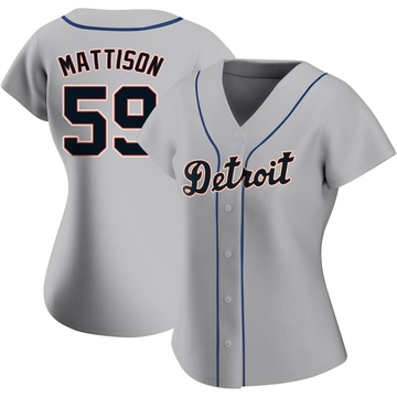 Replica Tyler Mattison Women's Detroit Tigers Gray Road Jersey