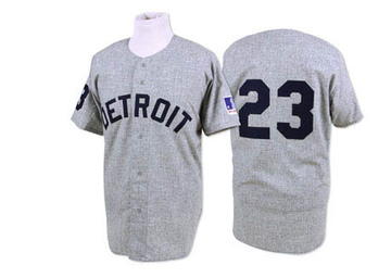 Replica Willie Horton Men's Detroit Tigers Grey 1969 Throwback Jersey