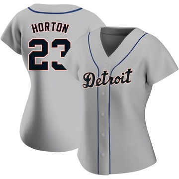 Replica Willie Horton Women's Detroit Tigers Gray Road Jersey