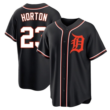 Replica Willie Horton Youth Detroit Tigers Black Fashion Out Jersey