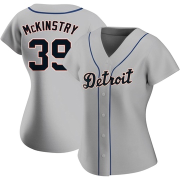Replica Zach McKinstry Women's Detroit Tigers Gray Road Jersey