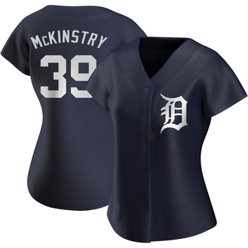 Replica Zach McKinstry Women's Detroit Tigers Navy Alternate Jersey