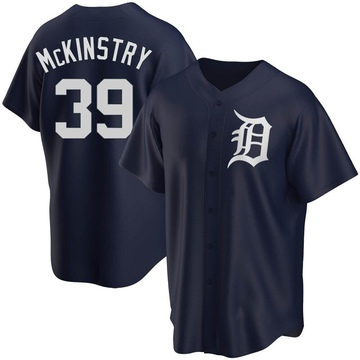 Replica Zach McKinstry Youth Detroit Tigers Navy Alternate Jersey