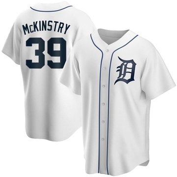 Replica Zach McKinstry Youth Detroit Tigers White Home Jersey