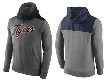 Men's Detroit Tigers Gray Hybrid Hoodie